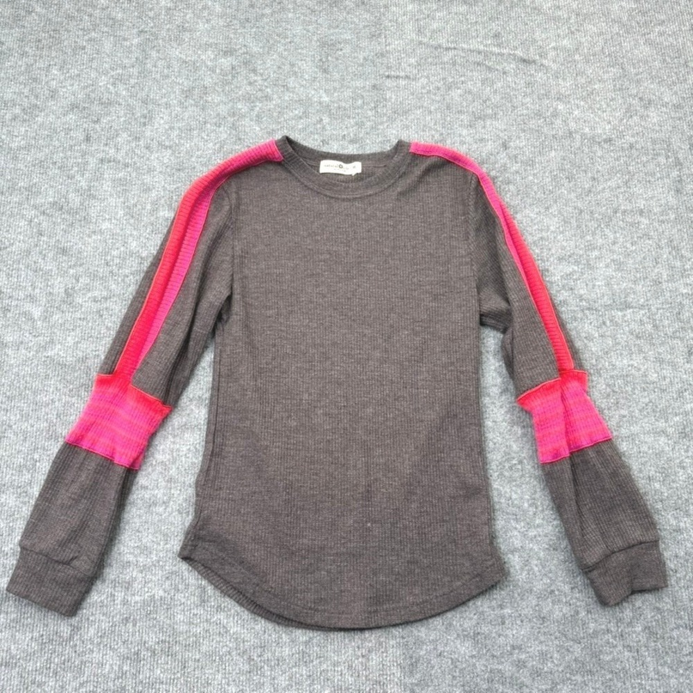 Natural Life London Trip Top Women M Waffle Granola Boho Indie Cottagecore Soft